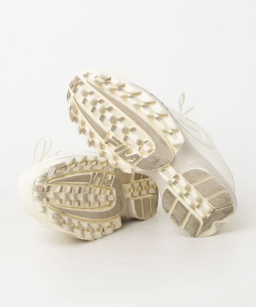 「FILA」 ローカットスニーカー 25.5cm オフホワイト レディース_画像3