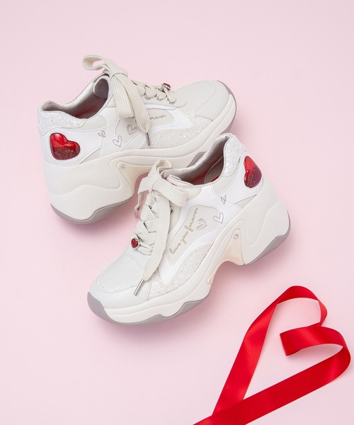 プラスダイアナ　バレンタインスニーカー diana（プラスダイアナ） スニーカー 「バレンタイン限定デザイン