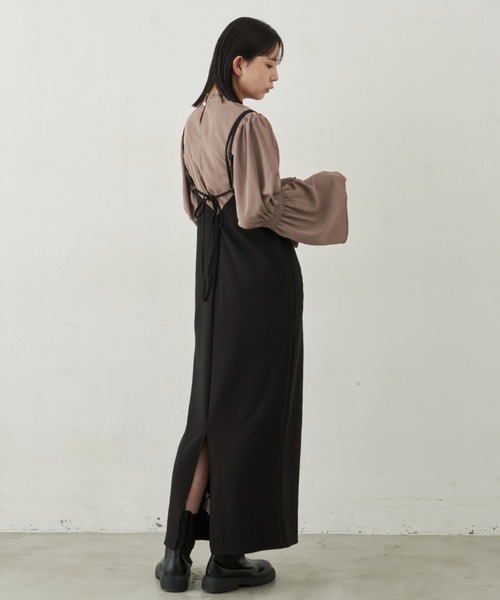 「Aunt Marie's」 長袖ブラウス FREE モカ レディース_画像5