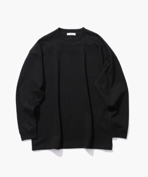 ATON/エイトン 12/-AIR SPININNG OVERSIZED PUL ATON (エイトン)12/- AIR SPINNING | LOOSE FIT LONG SLEEVE T-SHIRT