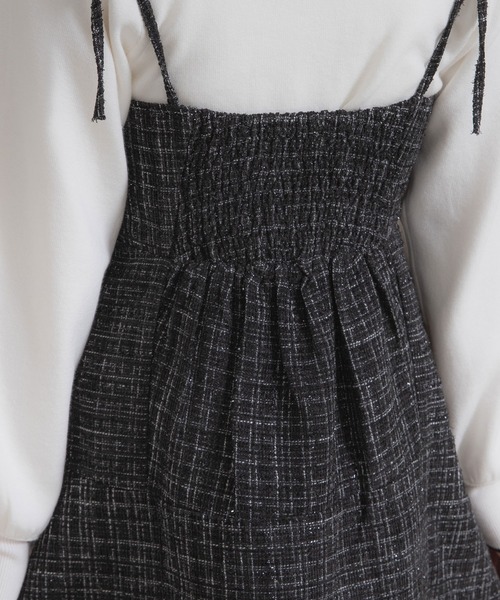 「DearMyLoveRose」 キャミソールワンピース 3L グレー レディース_画像7
