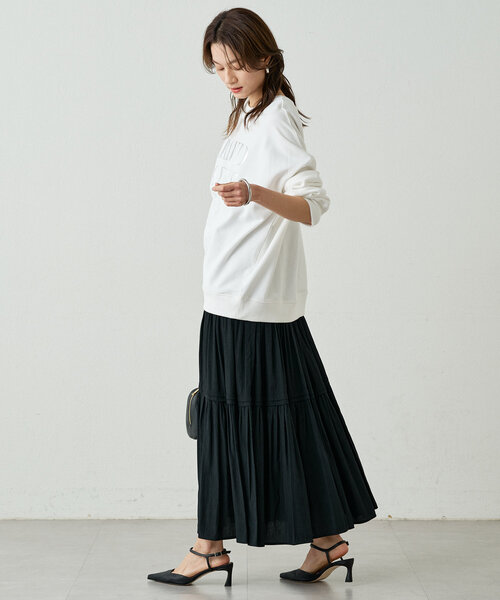 「LOUNGEDRESS」 スウェットカットソー FREE ベージュ レディース_画像5