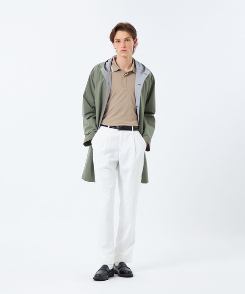 ステンカラーコート コート シャドーリップストップ BALBY HOOD（バルビー フード） メンズの画像