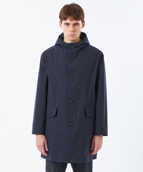 ステンカラーコート コート シャドーリップストップ BALBY HOOD（バルビー フード） メンズの画像
