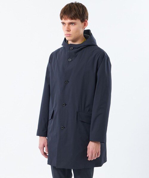 ステンカラーコート コート シャドーリップストップ BALBY HOOD（バルビー フード） メンズの画像