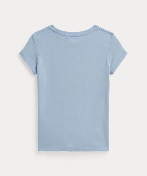 tシャツ Polo ベア コットン ジャージー Tシャツ キッズ 子供服 女の子の画像