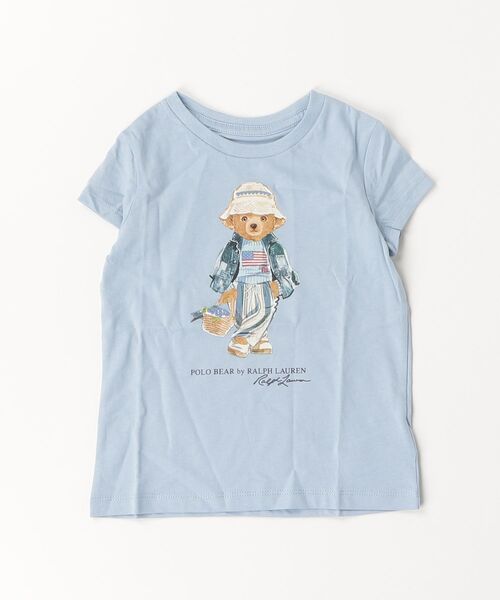 tシャツ Polo ベア コットン ジャージー Tシャツ キッズ 子供服 女の子の画像