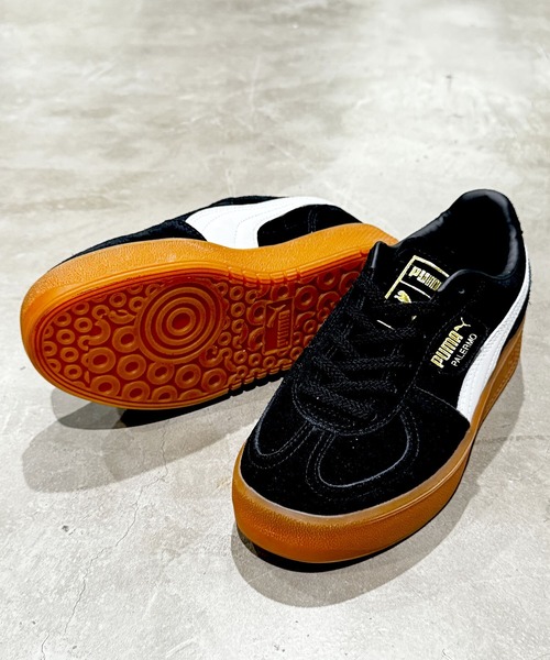 「PUMA」 ローカットスニーカー 24.0cm グリーン系その他 レディース_画像5
