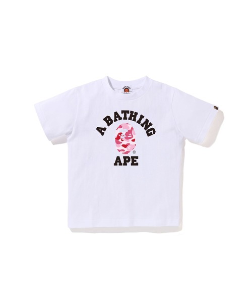 A BATHING APE（アベイシングエイプ） tシャツ ABC CAMO COLLEGE TEE