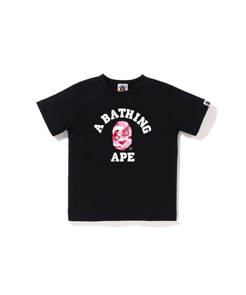 A BATHING APE（アベイシングエイプ） tシャツ ABC CAMO COLLEGE TEE
