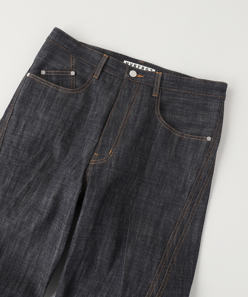 NVRFRGT（ネヴァーフォーゲット） ジーンズ 3D TWISTED WIDE LEG JEANS