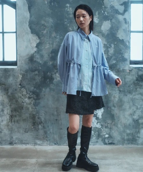 Etrarium tシャツ 静寂と青 Layered Shirts レディース : ZOZOTOWN