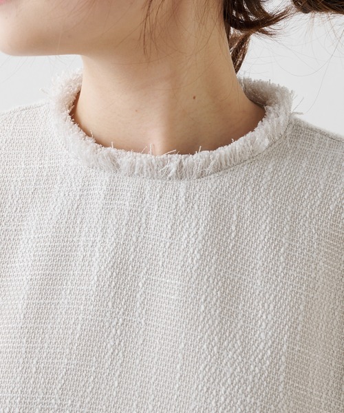 「PUAL CE CIN」 7分袖ワンピース FREE ブラック レディース_画像3