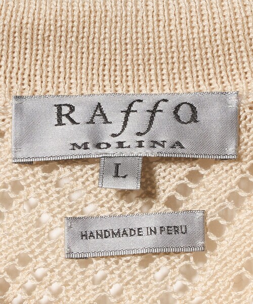 セーター ニット 「別注」「RAFFA MOLINA」 ダイヤ スキッパー ニット メンズの画像