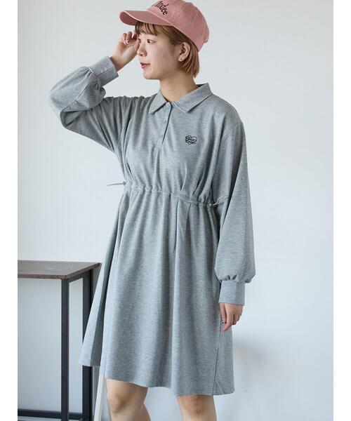 「ehka sopo」 長袖ワンピース F キナリ レディース_画像2