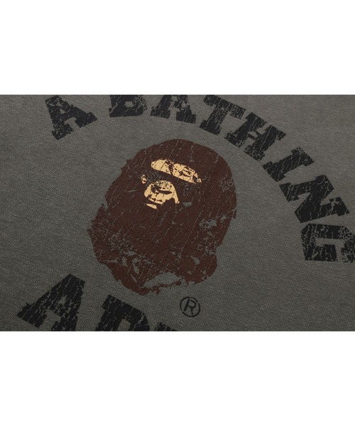 「A BATHING APE」 スウェットカットソー SMALL チャコール メンズ_4