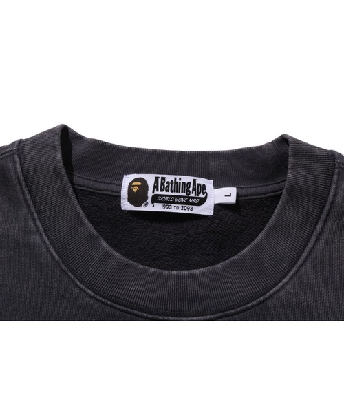 「A BATHING APE」 スウェットカットソー SMALL チャコール メンズ_5
