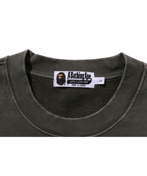 「A BATHING APE」 スウェットカットソー SMALL チャコール メンズ_6