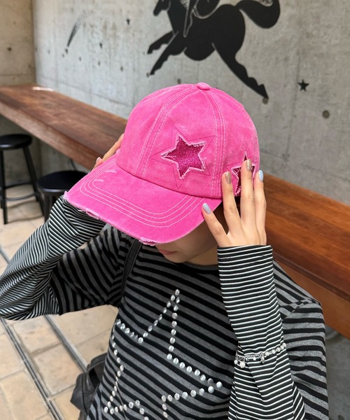 MEMECLE（メメクル） キャップ 帽子 レディース 「 」 スターコア