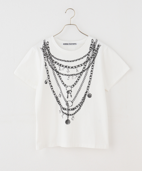 tシャツ ANNA SUI NYC / アナスイエヌワイシー フェイクアクセサリー