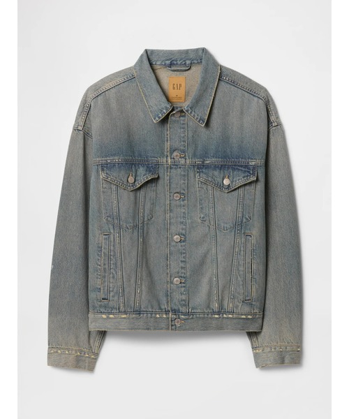 「GAP」 デニムジャケット X-SMALL ブルー メンズ_画像5