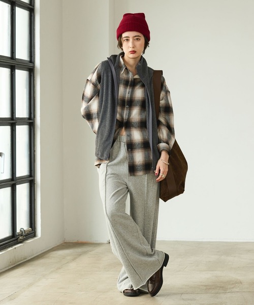 「GEORGE'S」 長袖シャツ SMALL ブラウン レディース_画像5