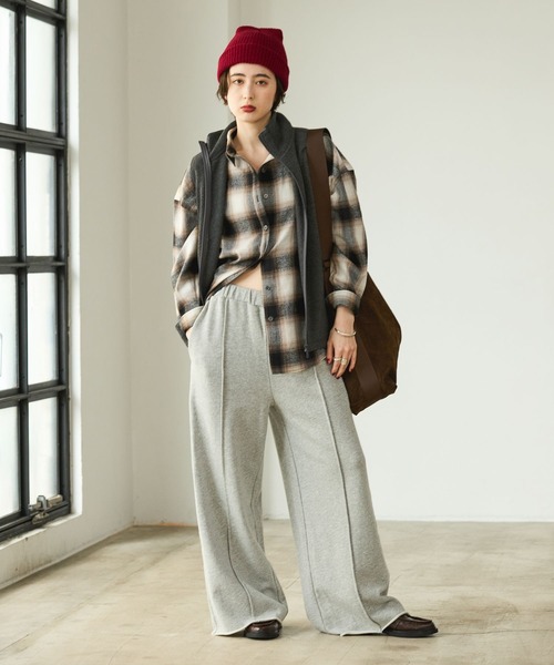 「GEORGE'S」 長袖シャツ SMALL ブラウン レディース_画像6