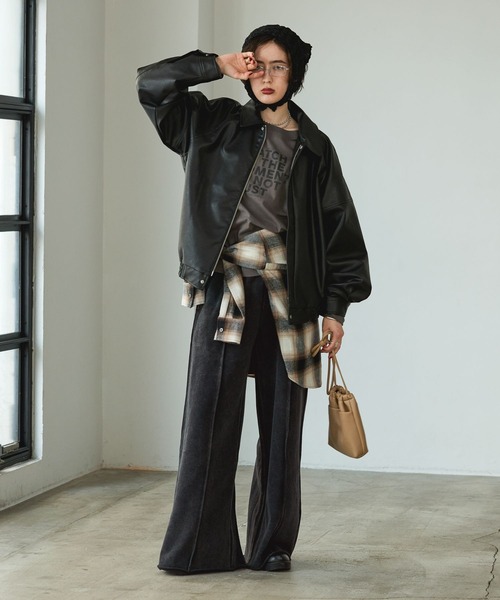 「GEORGE'S」 長袖シャツ SMALL ブラウン レディース_画像8