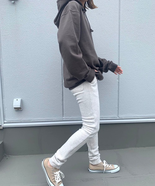 「CANAL JEAN」 プルオーバーパーカー LARGE ホワイト レディース_画像2