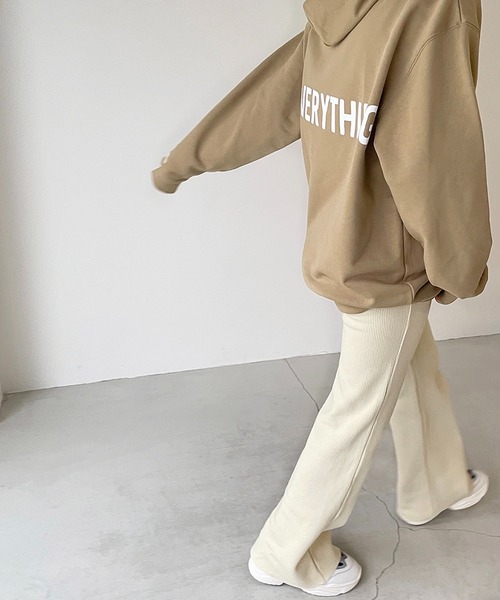「CANAL JEAN」 プルオーバーパーカー LARGE ホワイト レディース_画像6