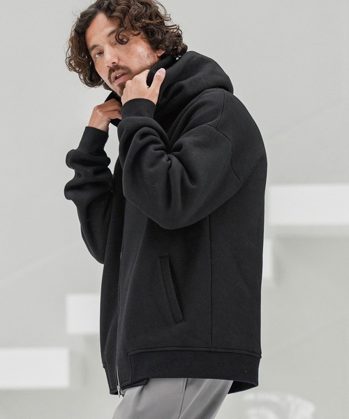 「CAMBIO」 ジップアップパーカー M ブラック メンズの画像