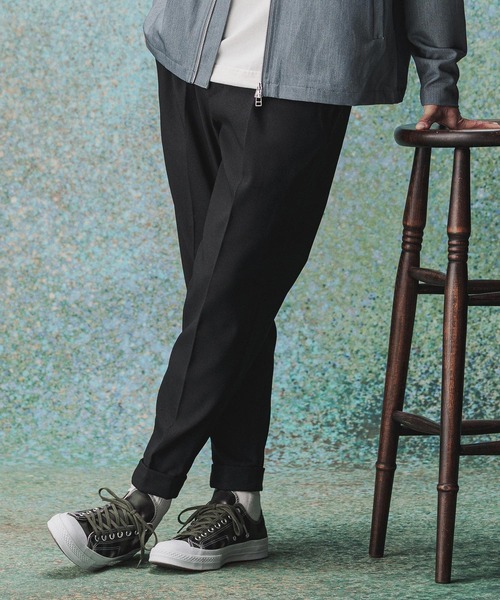パンツ 入園式 mp14976- Turn ups Sta-Pre Tapered Pants ダブルテーパードパンツ(TRM-P002A) メンズの画像