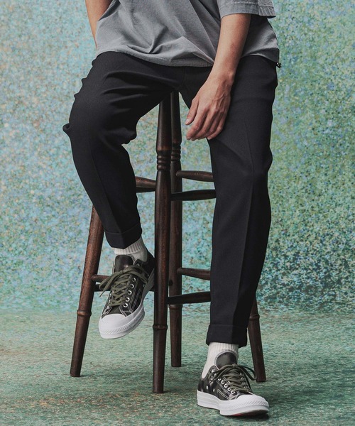 パンツ 入園式 mp14976- Turn ups Sta-Pre Tapered Pants ダブルテーパードパンツ(TRM-P002A) メンズの画像