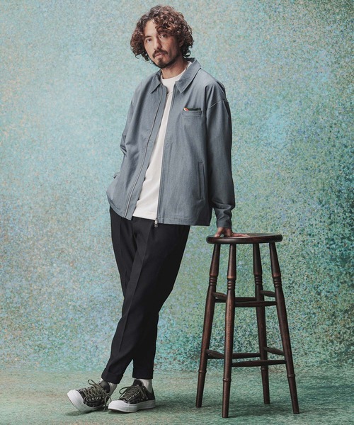 パンツ 入園式 mp14976- Turn ups Sta-Pre Tapered Pants ダブルテーパードパンツ(TRM-P002A) メンズの画像