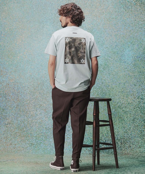 パンツ 入園式 mp14976- Turn ups Sta-Pre Tapered Pants ダブルテーパードパンツ(TRM-P002A) メンズの画像