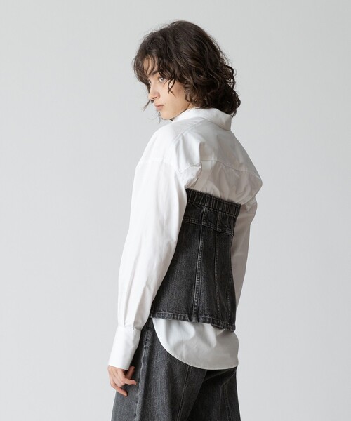 「allureville」 ベアトップ 2 ブルー レディース_画像3