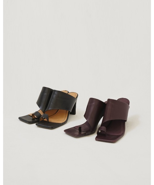 TODAYFUL トゥデイフル todayful サンダル Square Leather Sandals