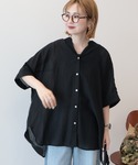 ブラウス シャツ 夏 スキッパードルマンビッグ...の詳細画像3
