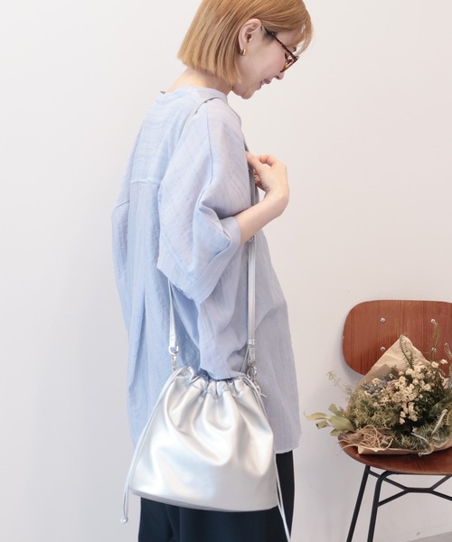 美品▲TICCA //パールボタン半袖シャツ▲スキッパー プルオーバー AMERICAN HOLIC（アメリカンホリック） ブラウス シャツ スキッパー