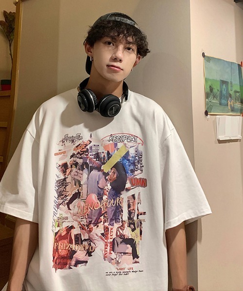 「MGV」 半袖Tシャツ MEDIUM ブラック メンズ_画像2