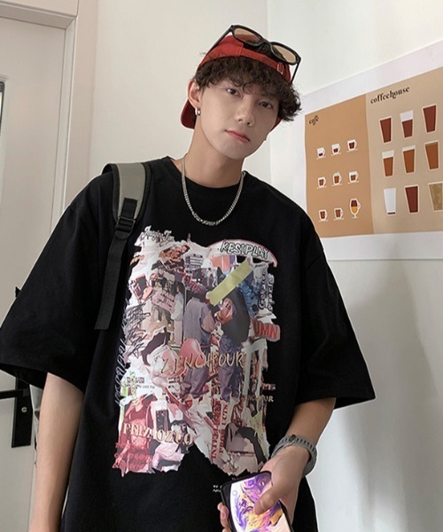「MGV」 半袖Tシャツ MEDIUM ブラック メンズ_画像6