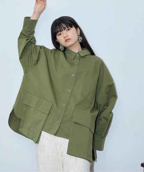「THE YOn」 長袖シャツ FREE ナチュラル レディース_画像3