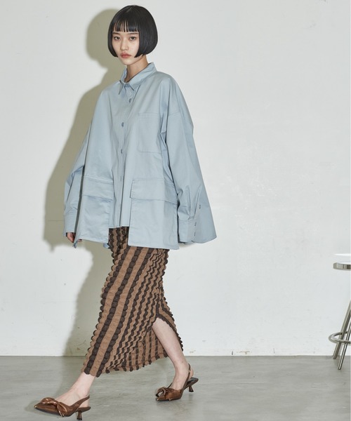 「THE YOn」 長袖シャツ FREE ナチュラル レディース_画像8