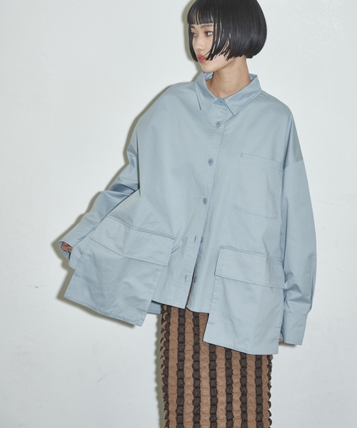 「THE YOn」 長袖シャツ FREE ナチュラル レディース_画像9