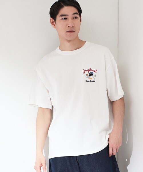 THE SHOP TK tシャツ ヒゲオジ サガラ刺繍 半袖Tシャツ 「洗濯機OK