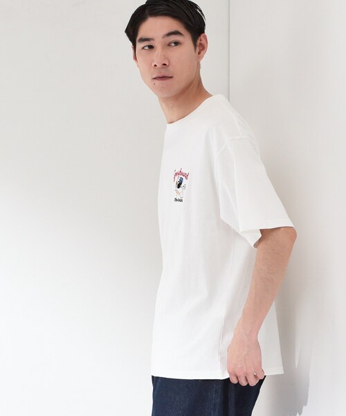 THE SHOP TK tシャツ ヒゲオジ サガラ刺繍 半袖Tシャツ 「洗濯機OK