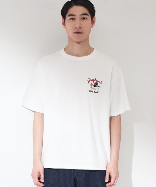 THE SHOP TK tシャツ ヒゲオジ サガラ刺繍 半袖Tシャツ 「洗濯機OK