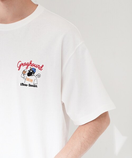THE SHOP TK tシャツ ヒゲオジ サガラ刺繍 半袖Tシャツ 「洗濯機OK