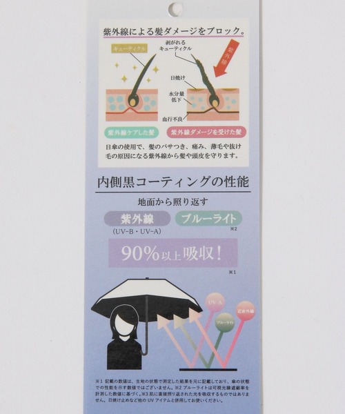 GLOBAL WORK（グローバルワーク） 日傘 uvカット 傘 CUDAパイピング長