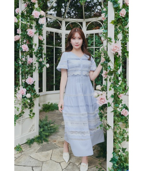 Her lip to ワンピース Clair Pintuck Lace Dress : ZOZOTOWN Yahoo!店